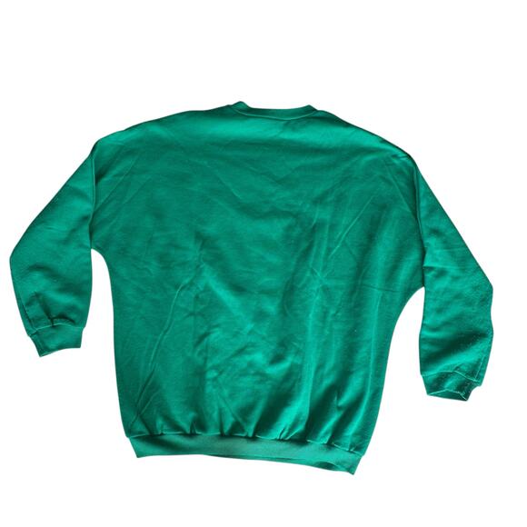 Womens Sweatshirt Size Large Gold Glitter Lion Ugly Sweater Vintage - Picture 8 of 9